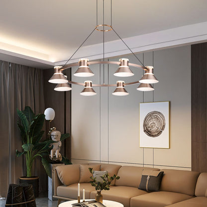 Lightsin Modern Aluminum LED Pendant Light with 3 - Colour Changing - House Comfort