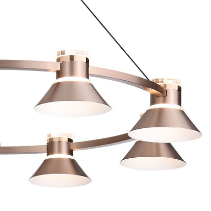 Lightsin Modern Aluminum LED Pendant Light with 3 - Colour Changing - House Comfort