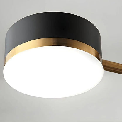 Lightsin Modern Black & Gold Metal Ceiling Light with LED Bulbs - House Comfort