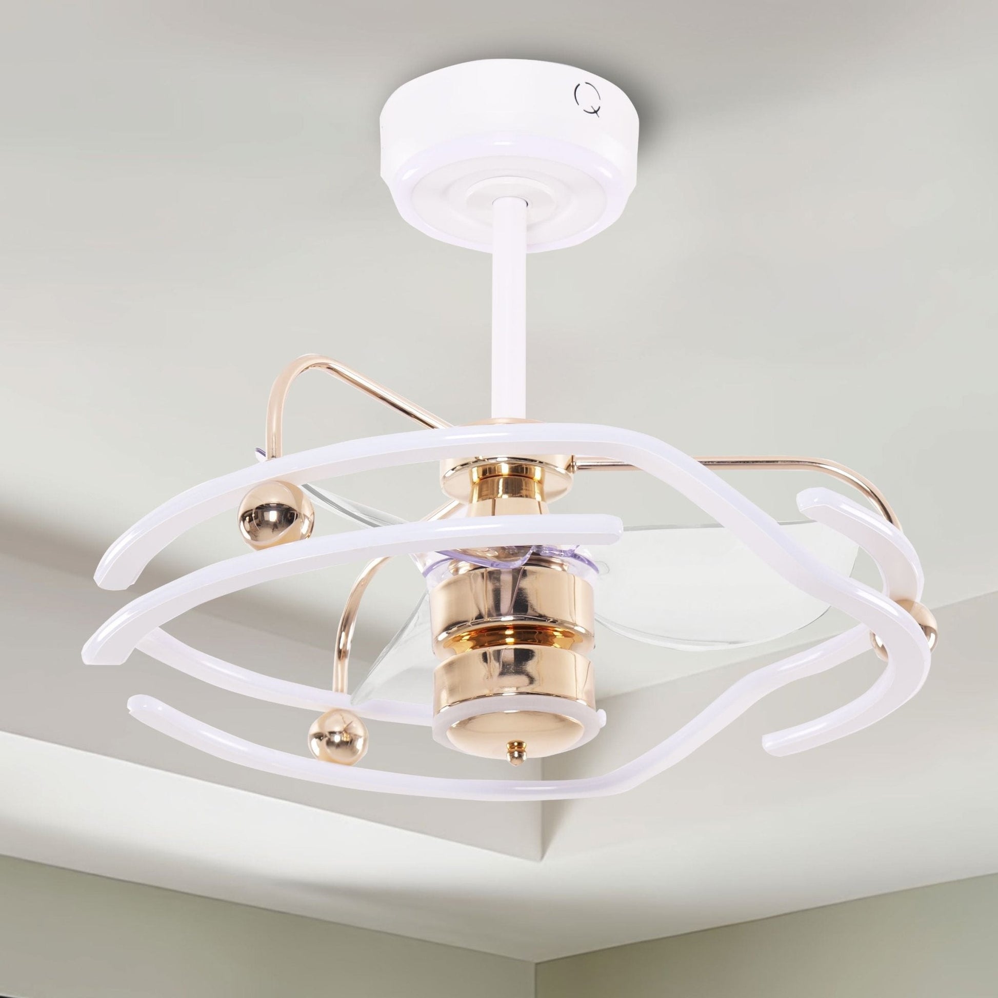 Lightsin Modern Ceiling Fan Light with Remote Control Low - Noise Adjustable Fan Light - House Comfort
