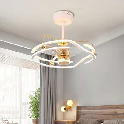 Lightsin Modern Ceiling Fan Light with Remote Control Low - Noise Adjustable Fan Light - House Comfort