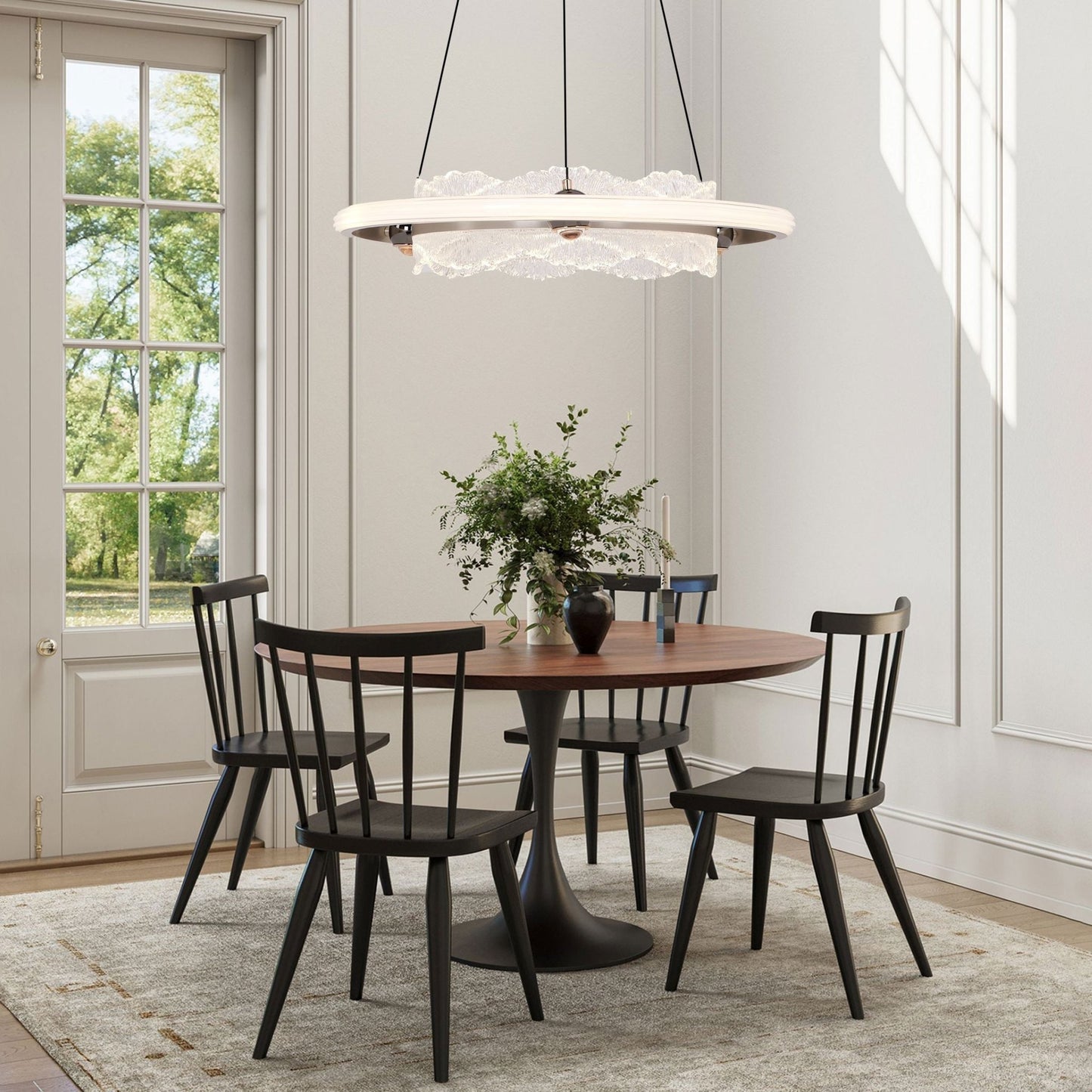 Lightsin Modern Ceiling Pendant Light with Aluminum and Acrylic Design - House Comfort