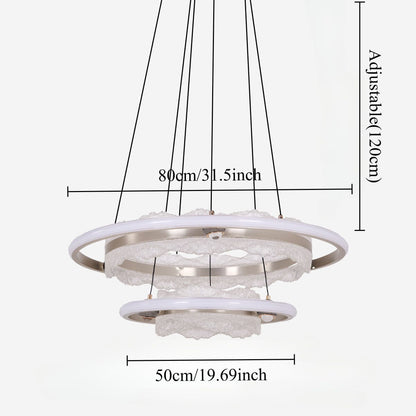 Lightsin Modern Ceiling Pendant Light with Aluminum and Acrylic Design - House Comfort