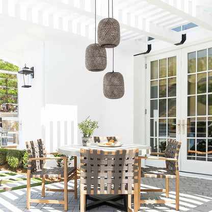 Lightsin Modern Creative Bamboo Handcrafted 3 - Light Pendant Lamp - House Comfort