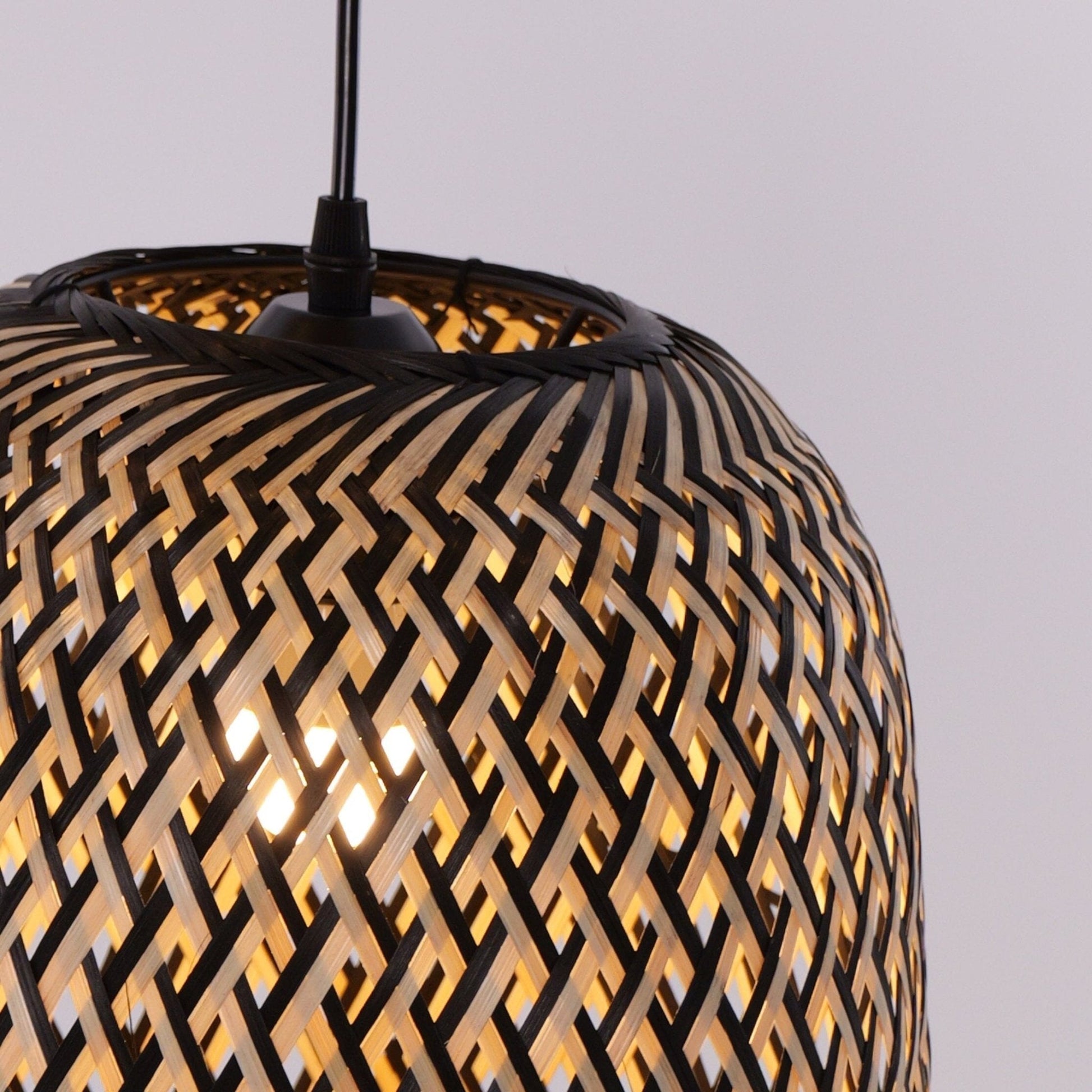 Lightsin Modern Creative Bamboo Handcrafted 3 - Light Pendant Lamp - House Comfort