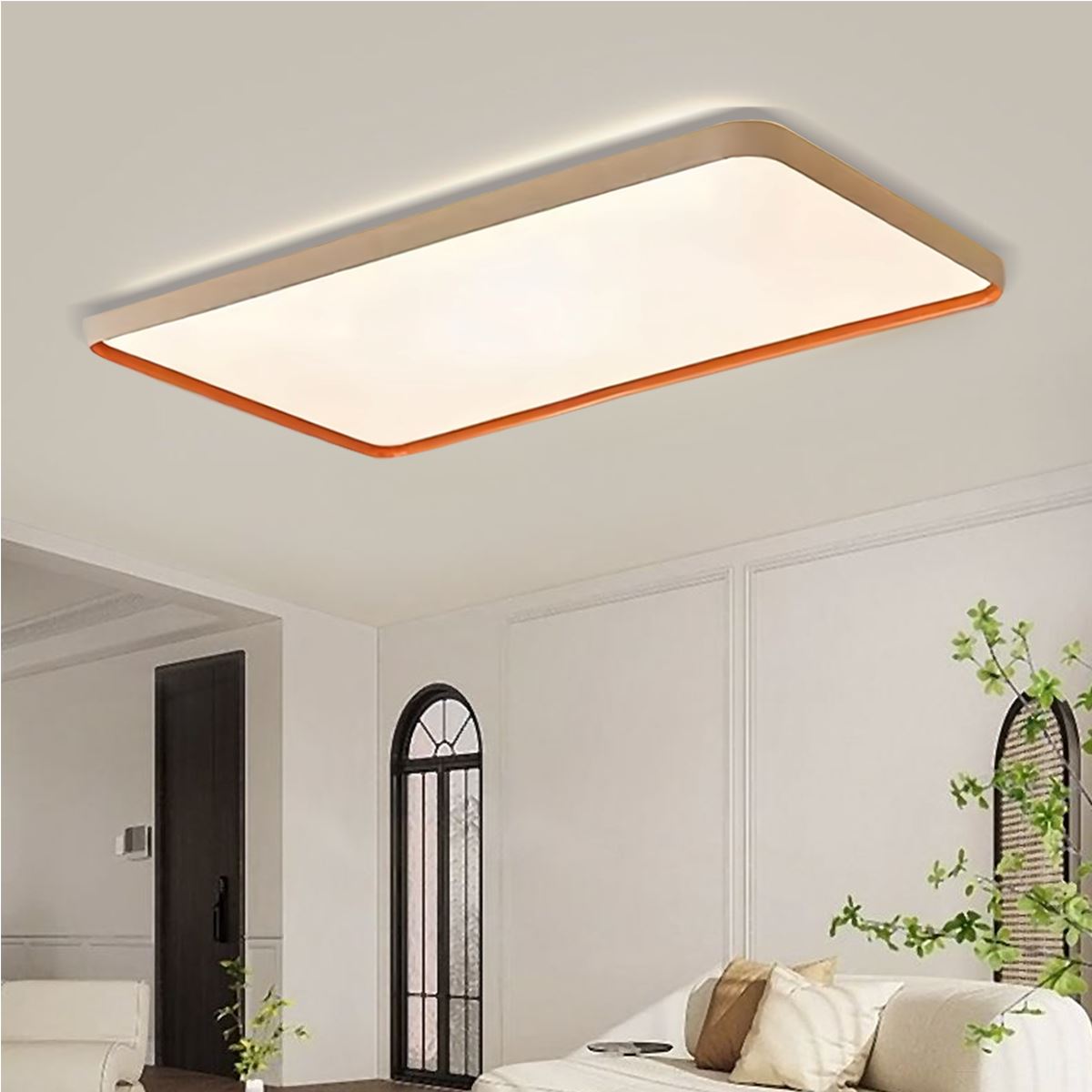Lightsin Modern Dimmable LED Ceiling Light Flush Mount in 3 Sizes - House Comfort