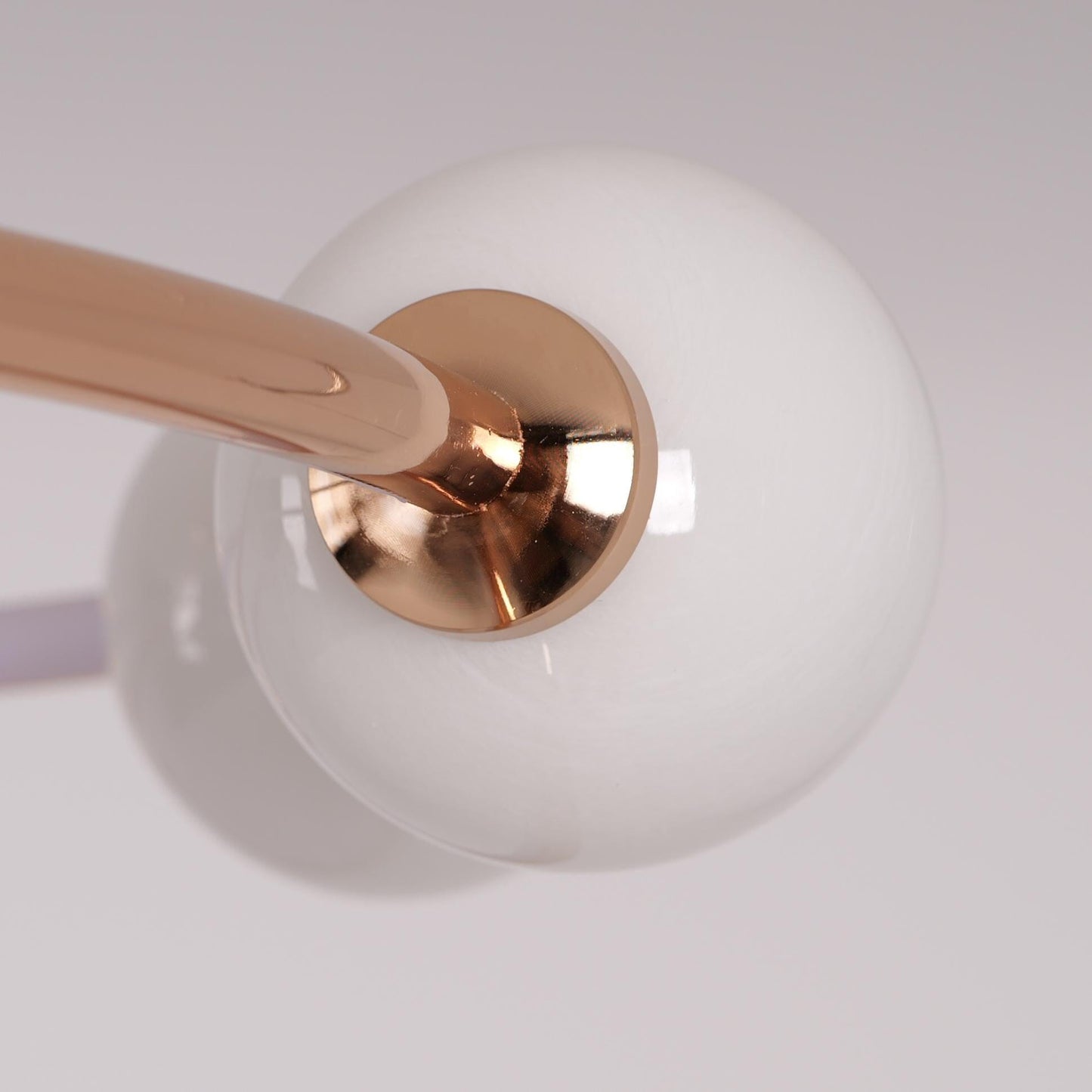 Lightsin Modern Gold LED Ceiling Light with Glass Globes and Colour Changing - House Comfort