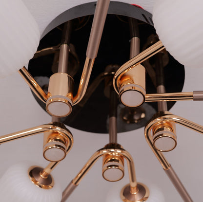 Lightsin Modern LED Tri - Color Changing Iron and Acrylic Ceiling Light - House Comfort