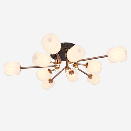 Lightsin Modern LED Tri - Color Changing Iron and Acrylic Ceiling Light - House Comfort