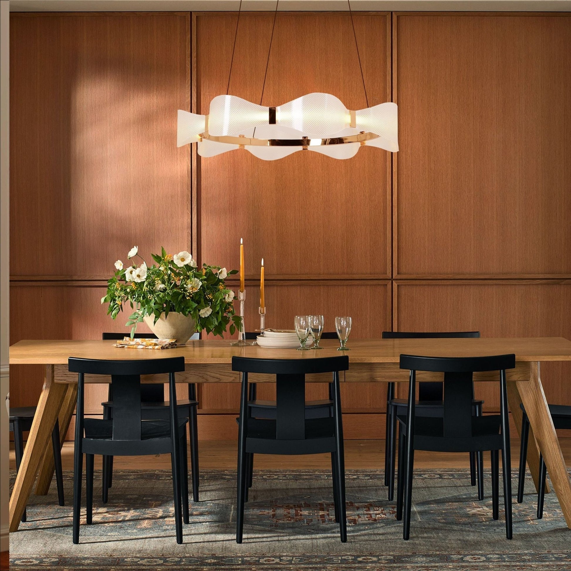 Lightsin Modern Minimalist Acrylic Ring Pendant Light - House Comfort