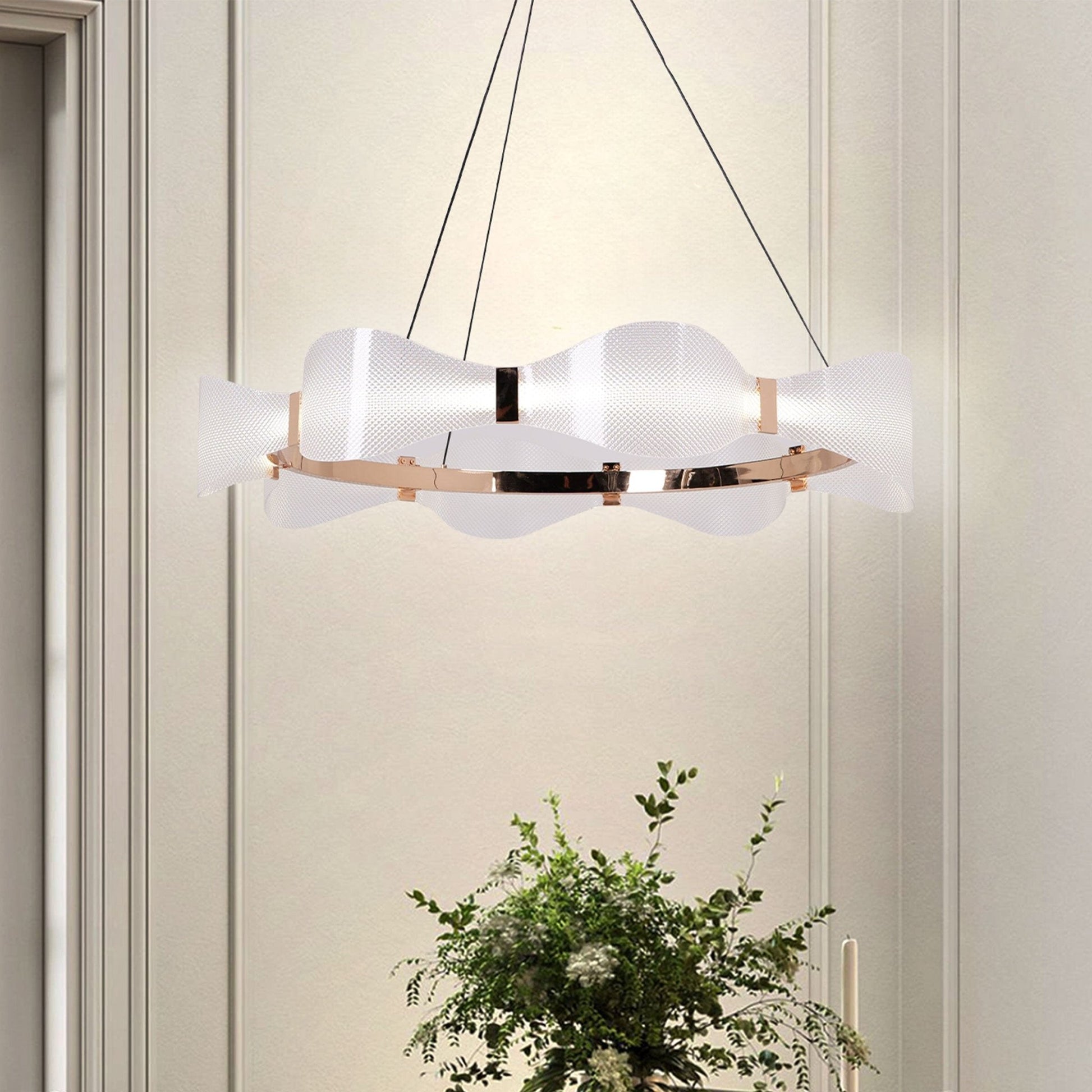 Lightsin Modern Minimalist Acrylic Ring Pendant Light - House Comfort