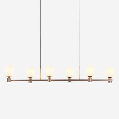 Lightsin Modern Minimalist Luxury Bronze Chandelier with Acrylic Shades - House Comfort