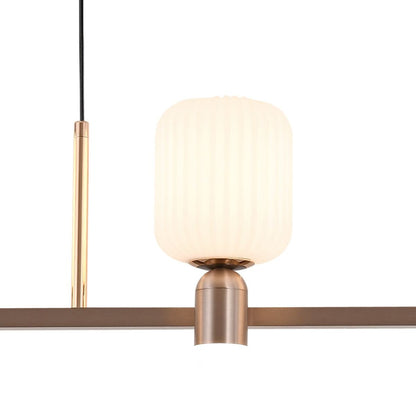 Lightsin Modern Minimalist Luxury Bronze Chandelier with Acrylic Shades - House Comfort