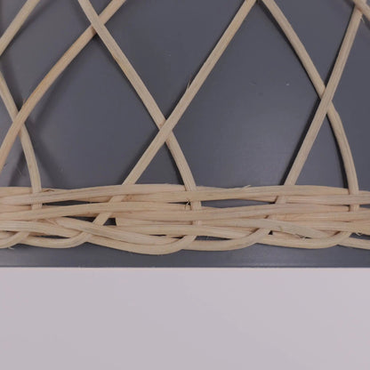 Lightsin Modern Rattan Pendant Light Available in Grey, Pink, and White - House Comfort