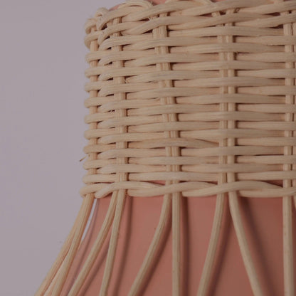 Lightsin Modern Rattan Pendant Light Available in Grey, Pink, and White - House Comfort