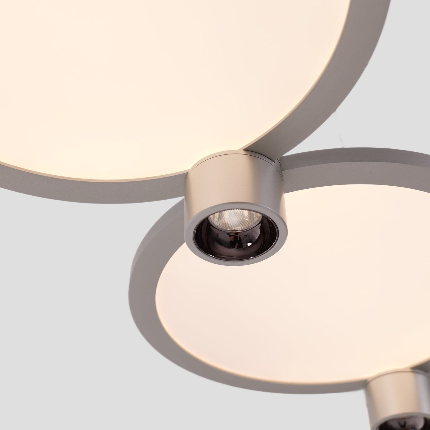 Lightsin Modern Three - Disk Silver/Gold Full Spectrum Ceiling Light - House Comfort