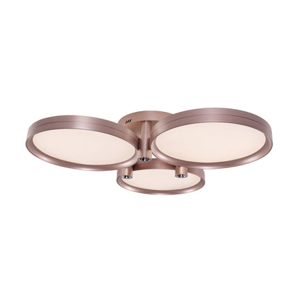 Lightsin Modern Three - Disk Silver/Gold Full Spectrum Ceiling Light - House Comfort