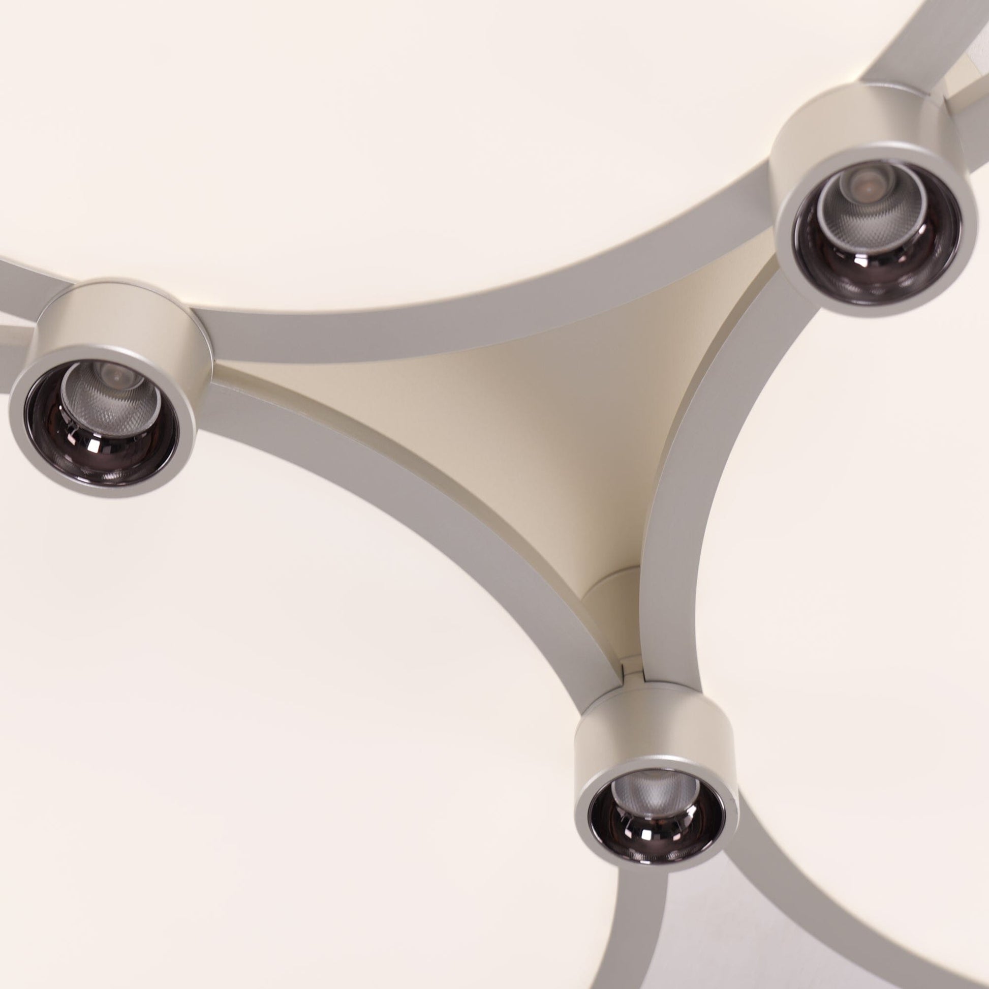 Lightsin Modern Three - Disk Silver/Gold Full Spectrum Ceiling Light - House Comfort