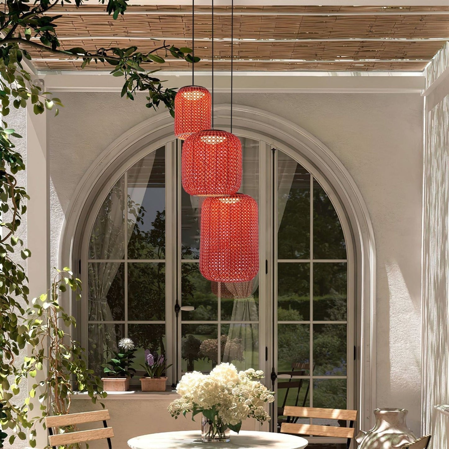 Lightsin Multi - Light Outdoor Pendant Light Designer Hanging Lights - House Comfort