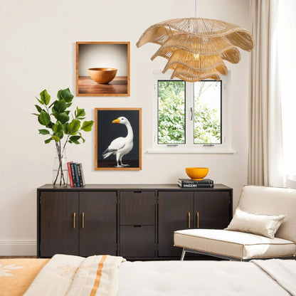 Lightsin Multi - tiered rattan pendant lamp - House Comfort