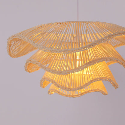 Lightsin Multi - tiered rattan pendant lamp - House Comfort