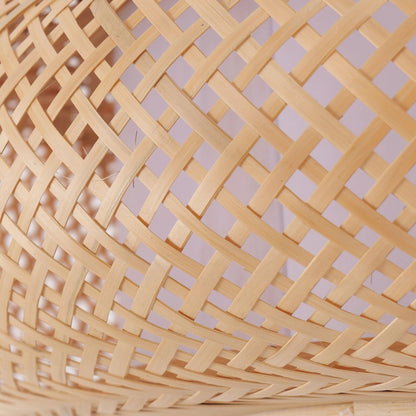 Lightsin Natural Bamboo Pendant Light for Warm Ambiance Décor - House Comfort