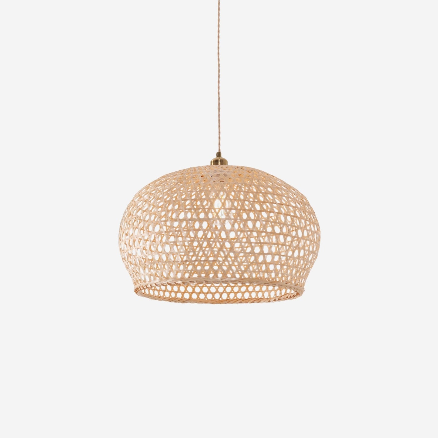 Lightsin Natural Bamboo Pendant Light with Handwoven Lampshades in Four Sizes - House Comfort