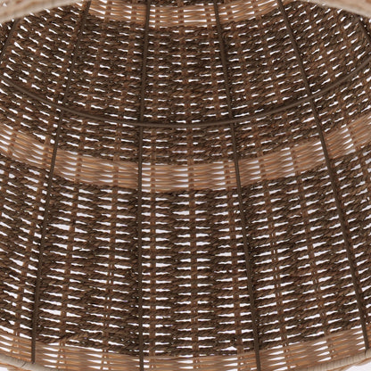 Lightsin Natural Grass Dome Pendant Light – Handwoven Ceiling Pendant Light for Boho, Living Room, and Eco - Friendly Interiors - House Comfort