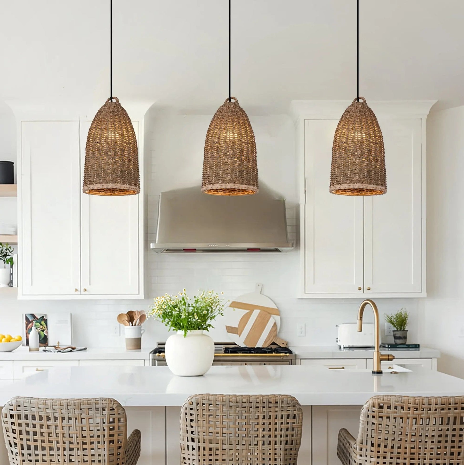 Lightsin Natural Grass Pendant Light for Kitchen and Dining Spaces - House Comfort