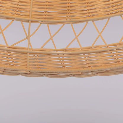 Lightsin Natural Rattan Pendant Light - Handwoven Ceiling Light, Durable & Rustic - House Comfort