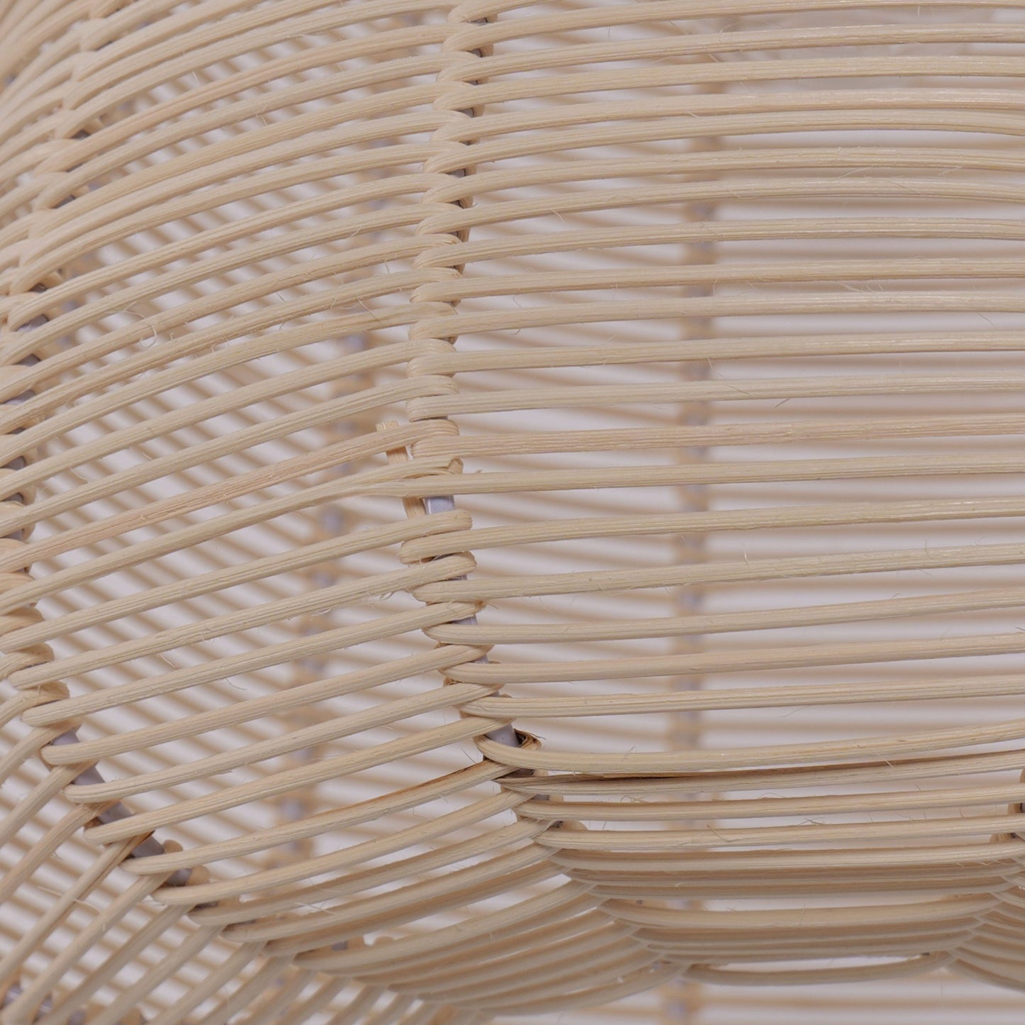 Lightsin Natural Rattan Pendant Light – Handwoven Ceiling Pendant Light for Living Room, Bedroom, and Ambient Boho Interiors - House Comfort