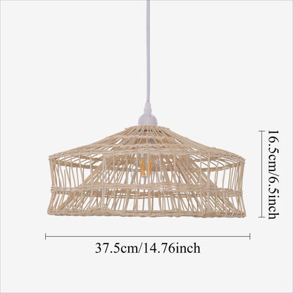 Lightsin NestLine Handwoven Shallow Pendant Lamp - House Comfort