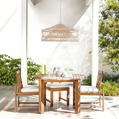 Lightsin NestLine Handwoven Shallow Pendant Lamp - House Comfort