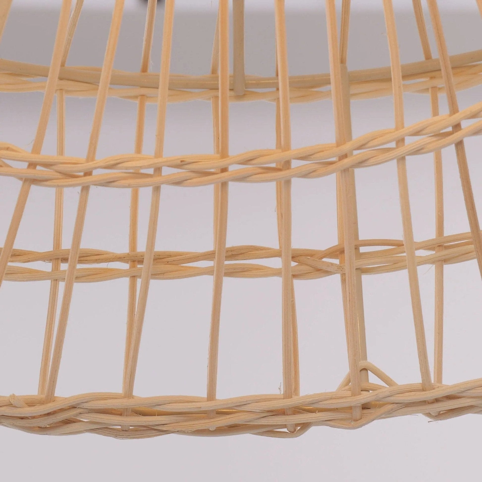 Lightsin NestLine Handwoven Shallow Pendant Lamp - House Comfort