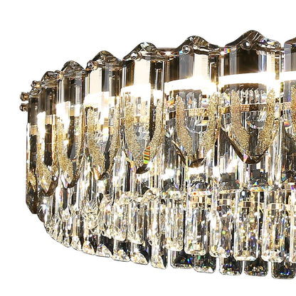 Lightsin Opulent Crystal Elegance Adjustable Pendant Light - House Comfort