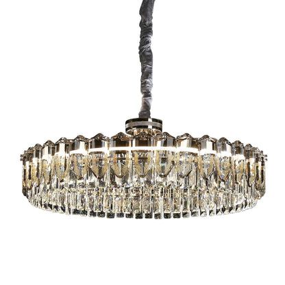 Lightsin Opulent Crystal Elegance Adjustable Pendant Light - House Comfort