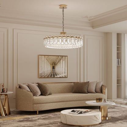 Lightsin Opulent Crystal Elegance Adjustable Pendant Light - House Comfort