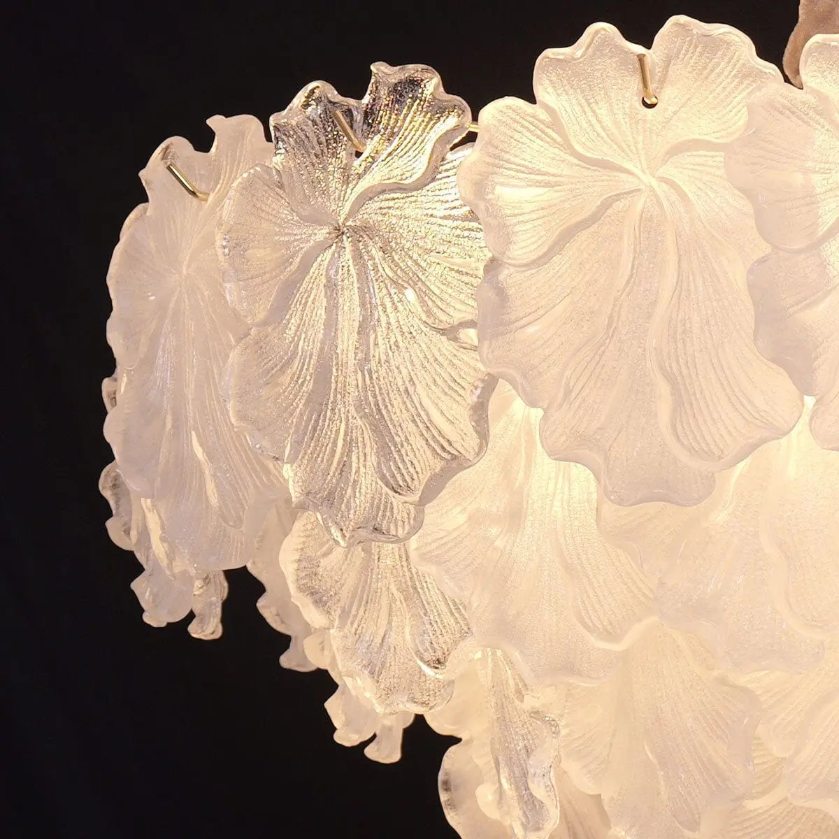 Lightsin Opulent Glow Elegant Glass Chandelier with Adjustable Elegance - House Comfort