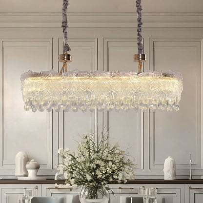 Lightsin Opulent Gold Chandelier Ceiling Light with Crystal Accents - House Comfort
