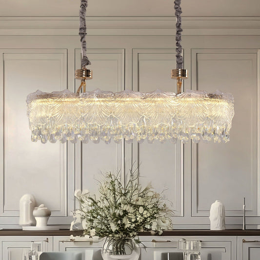 Lightsin Opulent Gold Chandelier Ceiling Light with Crystal Accents - House Comfort