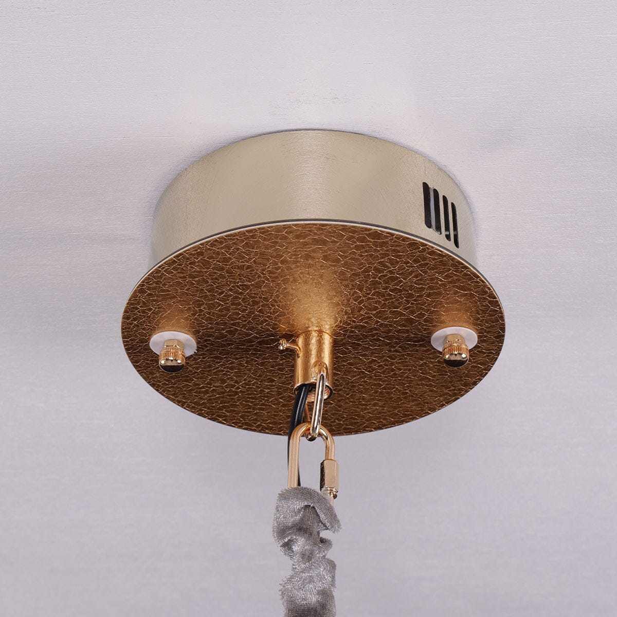 Lightsin Opulent Gold Chandelier Ceiling Light with Crystal Accents - House Comfort