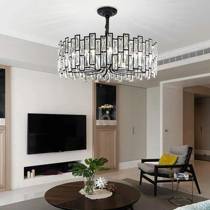 Lightsin Post - modern Geometric Light Fixture with Adjustable Chain - House Comfort