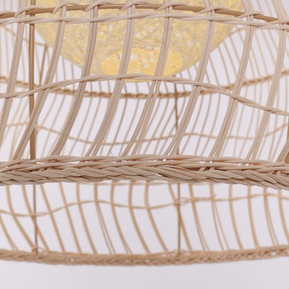Lightsin Rattan Art Pendant Light Hanging Decor Rustic Style(Version A) - House Comfort