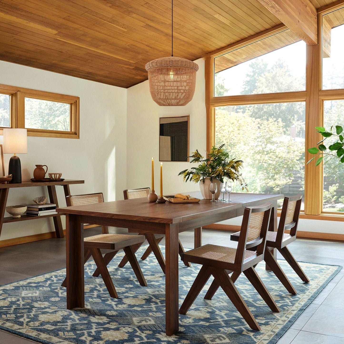 Lightsin Rustic Paper Rope Pendant Ceiling Light – Handwoven Eco - Friendly Light Fixture for Living Room, Dining, and Bedroom Ambiance - House Comfort