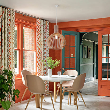 Lightsin Scandinavian LED Wooden Birdcage Pendant Light - House Comfort