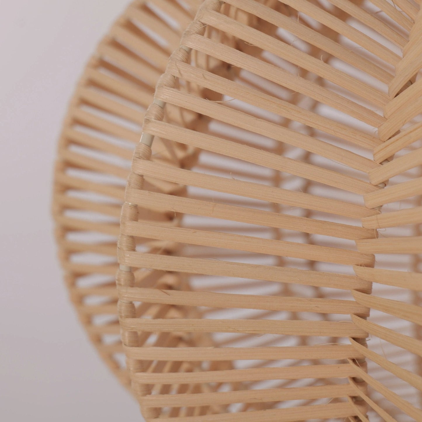 Lightsin Scandinavian Round Rattan Hanging Lamp - House Comfort