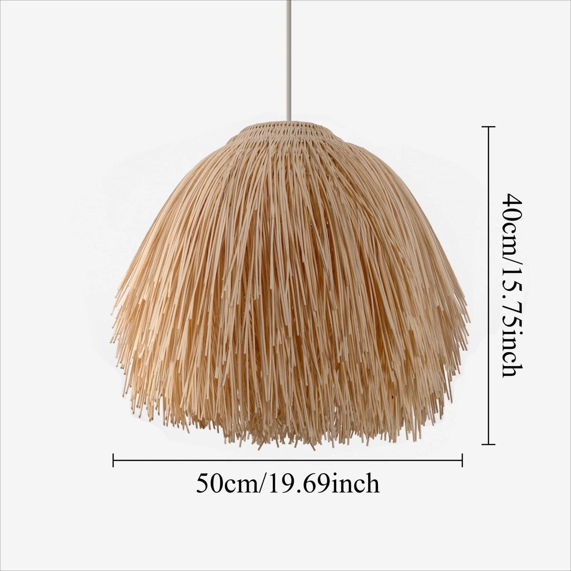 Lightsin Scarecrow Rattan Pendant Light - House Comfort