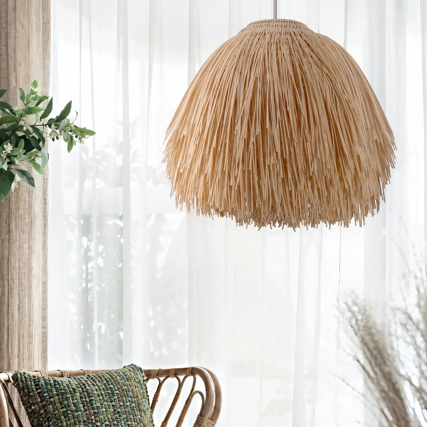 Lightsin Scarecrow Rattan Pendant Light - House Comfort