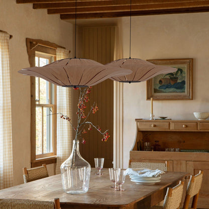 Lightsin Serene Wood Veneer LED Pendant Light with Tranquil Disc Design - House Comfort