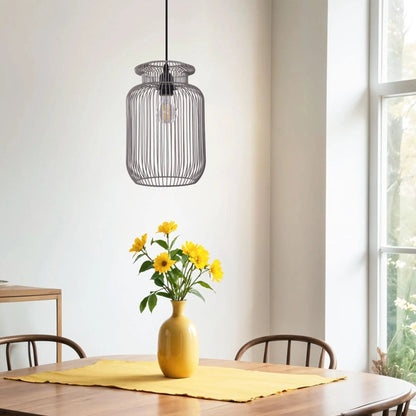 Lightsin Sleek Modern Grey Iron Pendant Light for Home Decor - House Comfort